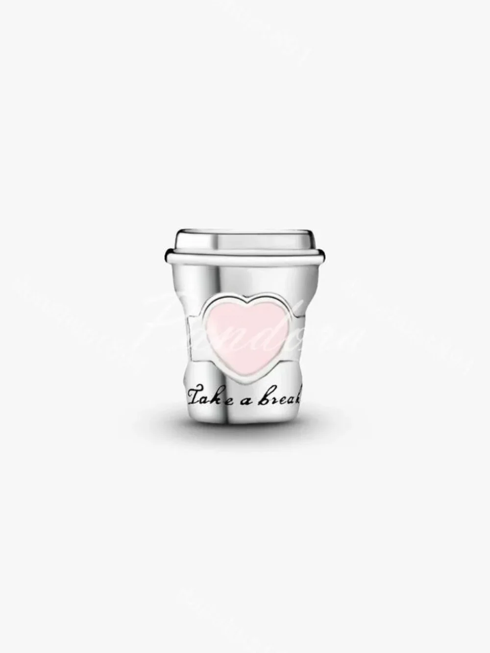 Pandora Take a Break Coffee Cup Charm